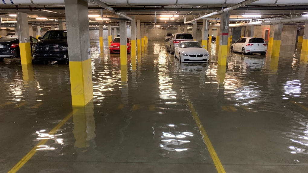 Parkade flood