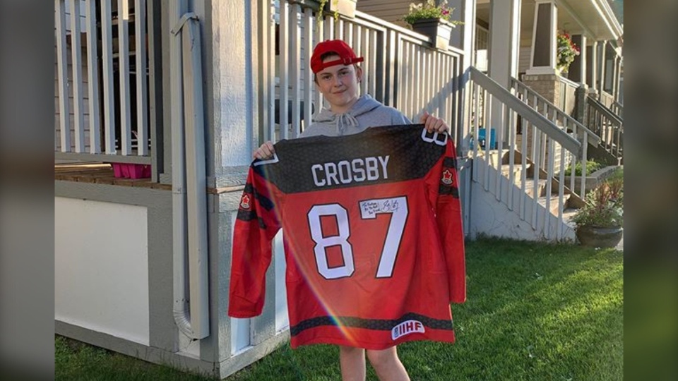 signed crosby jersey
