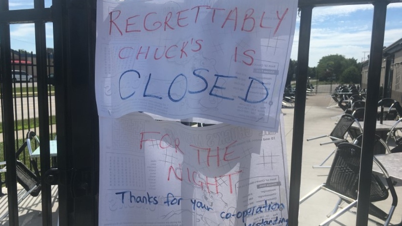 Chuck's closed