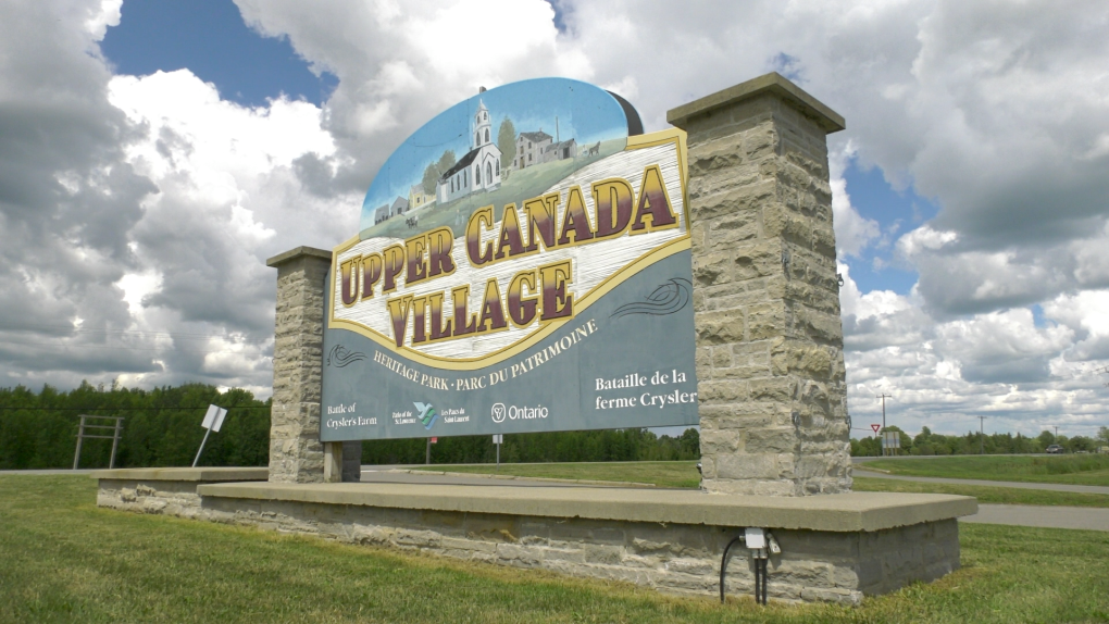 Upper Canada Village sign
