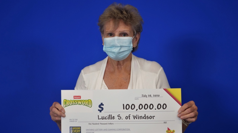 Lucille Soulliere earned the top prize on the Instant Crossword Tripler. (Courtesy OLG)