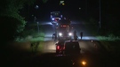 Wellington County OPP on scene of death investigation near Watson Road. (Terry Kelly / CTV News).
