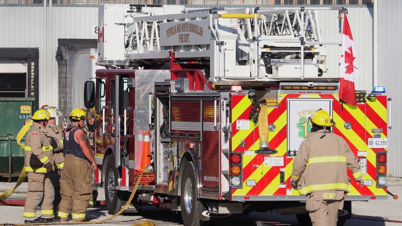The Petrolia and North Enniskillen Fire Department responded to a commercial blaze in Petrolia, Ont. on July 24, 2020. One man was later charged with arson.
(Source: FireFocus Photography)