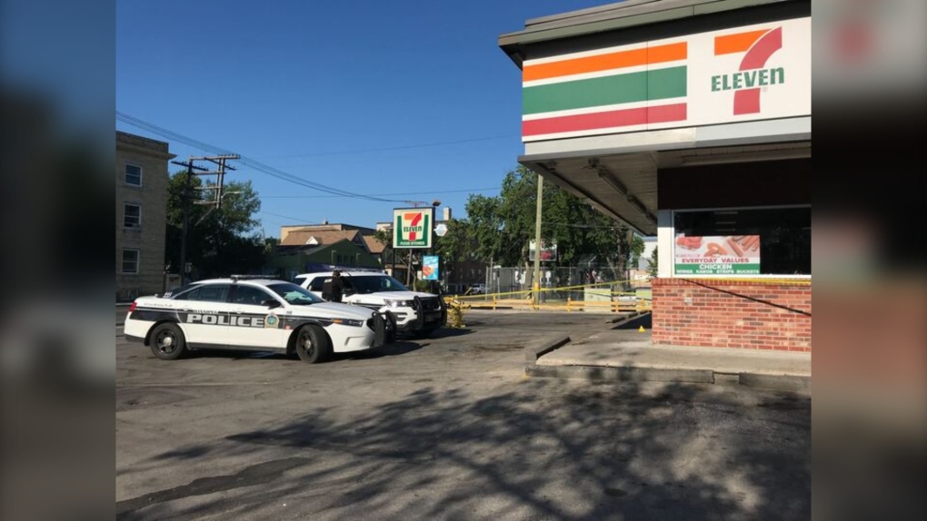 Police at 7-Eleven