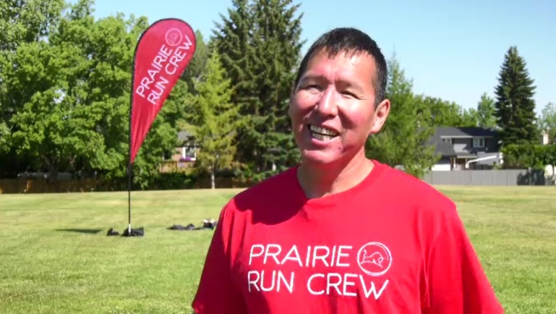 Tarrant Cross Child started Prairie Run Crew to help young people by staying active. 