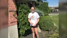 Megan Cross of Kingston is hoping to raise $10,000 for the Terry Fox Run to mark 10-years cancer free. (Kimberley Johnson/CTV News Ottawa)