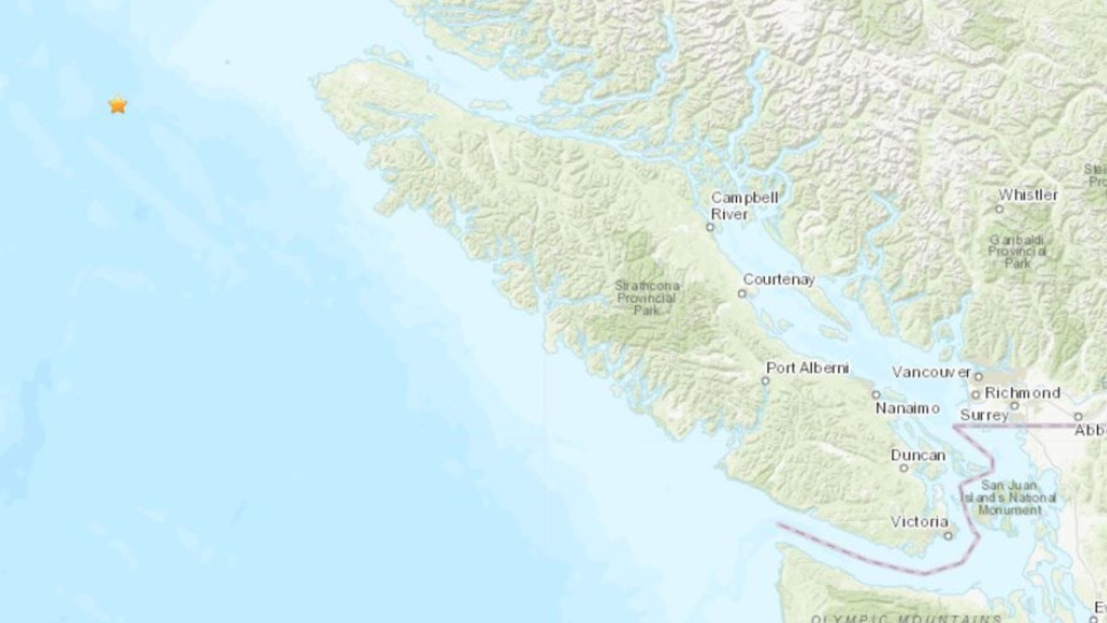 Vancouver Island earthquake