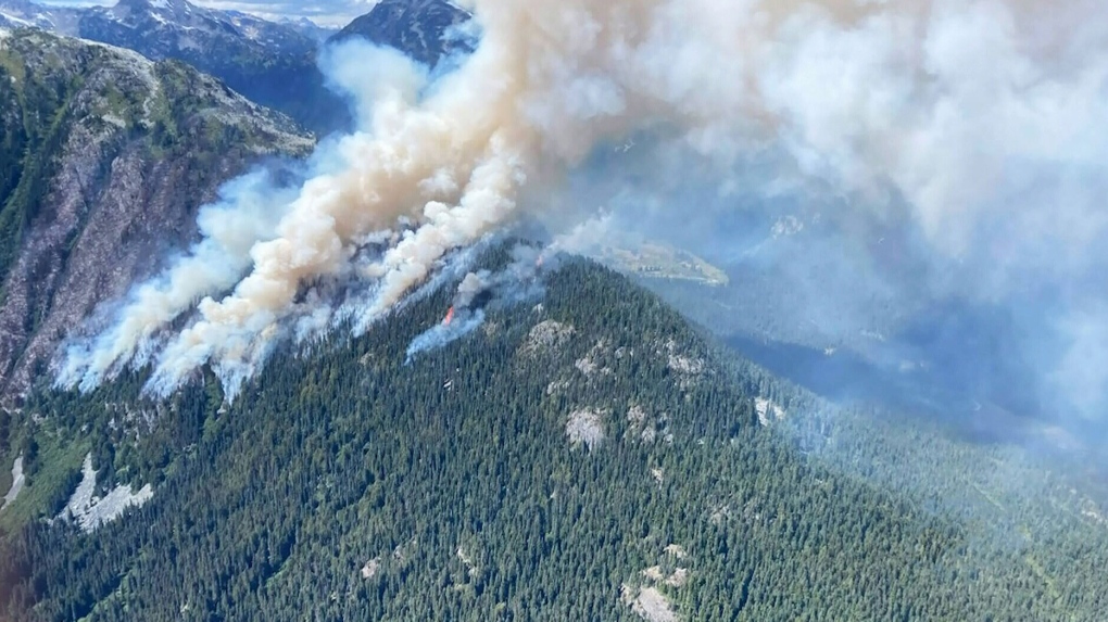 Wildfire sparks evacuation alert 