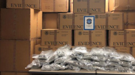 More than 1,100 pounds of marijuana was seized at the Blue Water Bridge in Sarnia, Ont. on Monday, Aug. 17, 2020.
(Source: U.S. Customs and Border Protection)