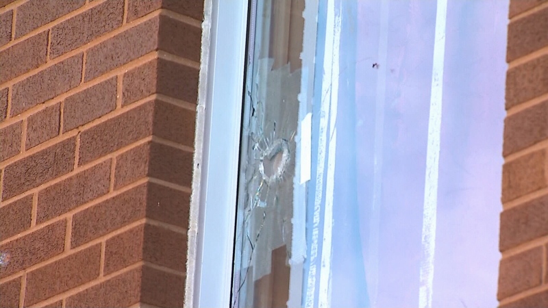 A stray bullet flew through the window of a nearby apartment building in North York on August. 19, 2020