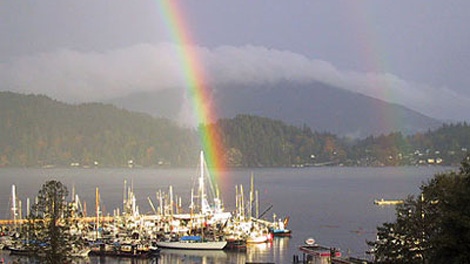As if the rainbow weren't enough, the community of Gibsons, B.C., has been named the best community with a population of less than 20,000 by a United Nations-endorsed agency. (www.gibsons.ca)