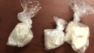 Police claim they seized crack cocaine and Fentanyl during a traffic stop in Penetanguishene, Ont., on Fri., Aug. 28, 2020. (Orillia OPP)
