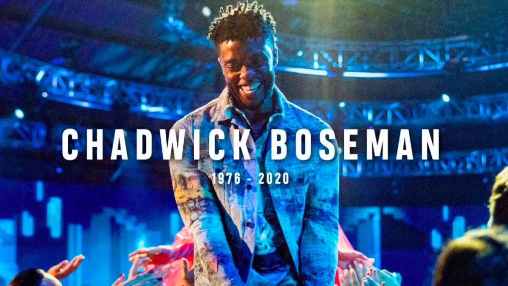 A tribute to the late actor Chadwick Boseman