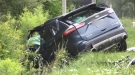 A two vehicle crash near Woodstock, Ont. left two people dead on Friday, Aug. 28, 2020. (Taylor Choma / CTV London) 
