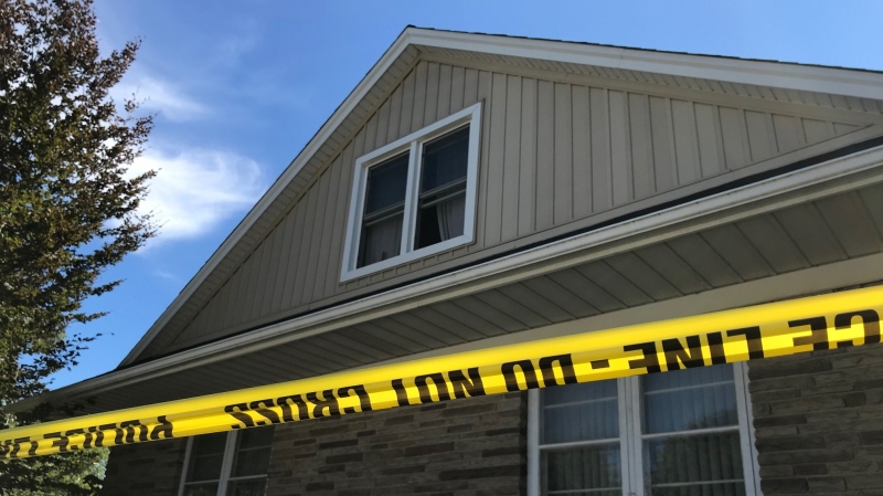 An Elmira home where two people were found with stab wounds on Aug. 30, 2020.