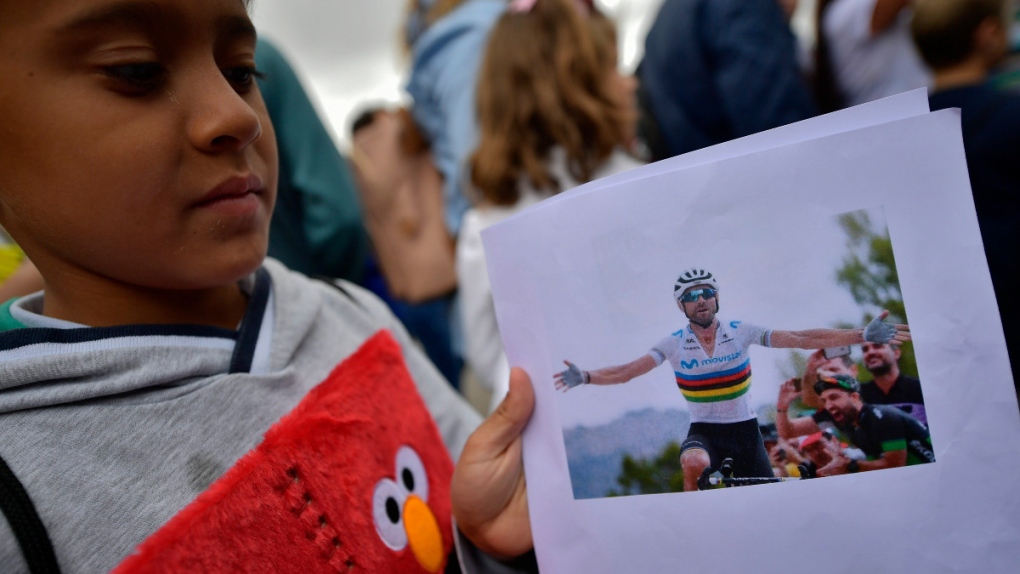 Cycling World Champion Alejandro Valverde picture