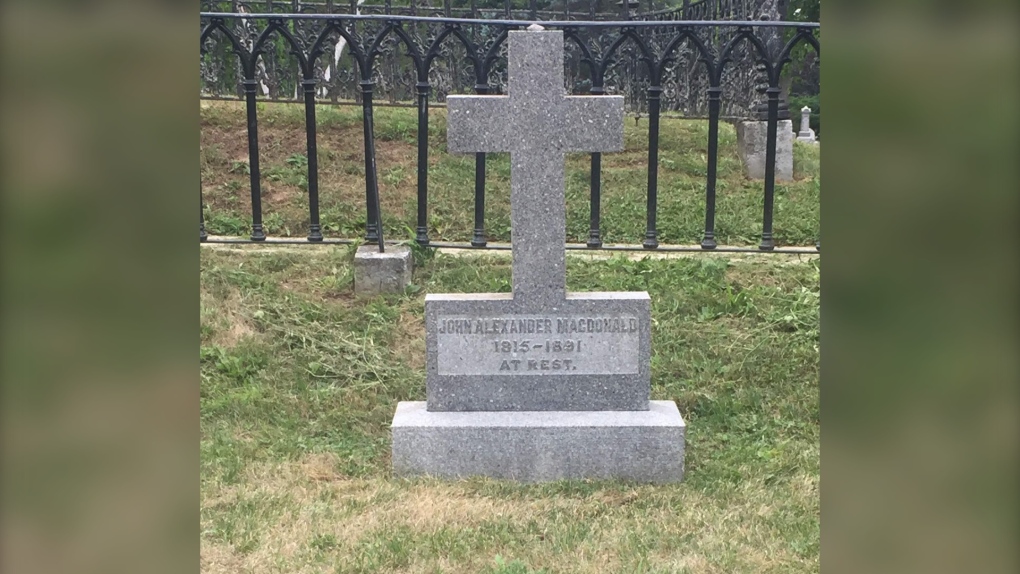Sir John A. Macdonald’s grave