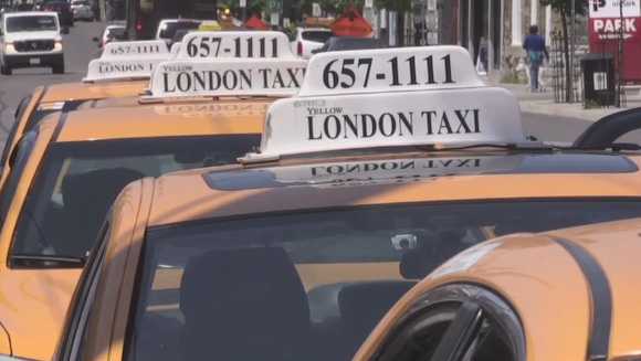 Yellow London Taxi