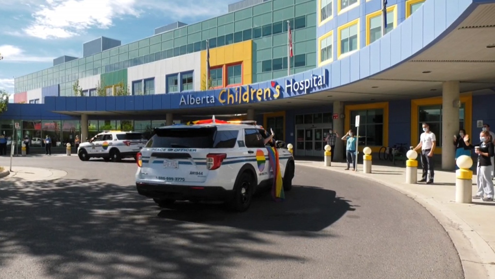 Pride Drive, AHS, EMS, Alberta Children's Hospital