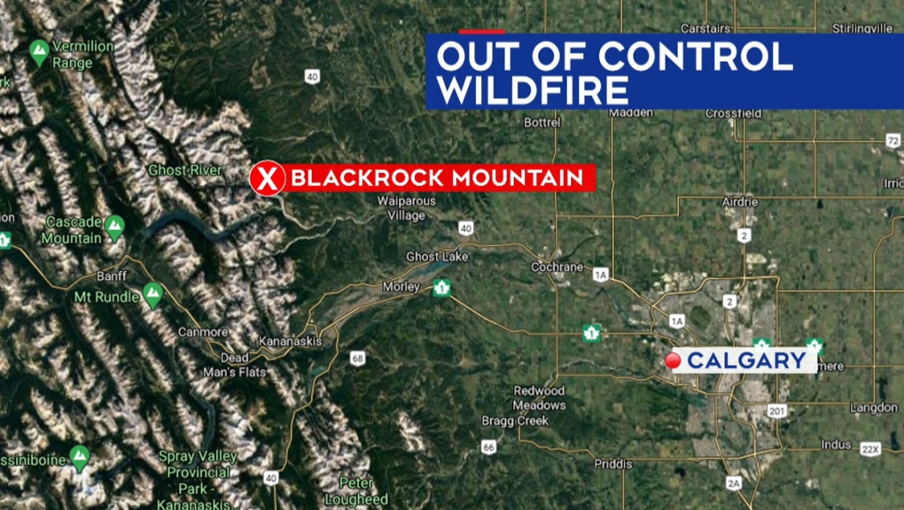 calgary, wildfire, banff national park, benchlands