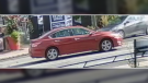 Ottawa Police are asking for help identifying the driver of a red Nissan Altima that was involved in a fatal hit-and-run crash on Montreal Road at the Vanier Parkway, Sept. 7, 2019. (Photo submitted by Ottawa Police Service)