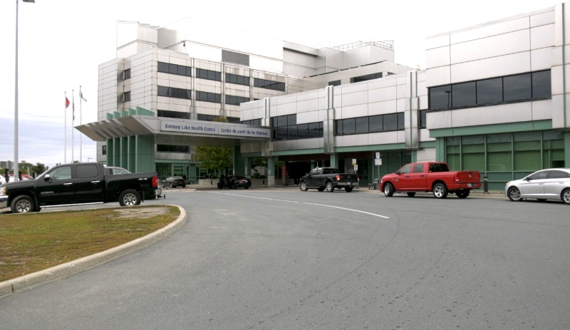 Health Sciences North has rescheduled most in-patient surgeries this week as hospital currently sits at 104 per cent capacity. (Jaime McKee/CTV News)