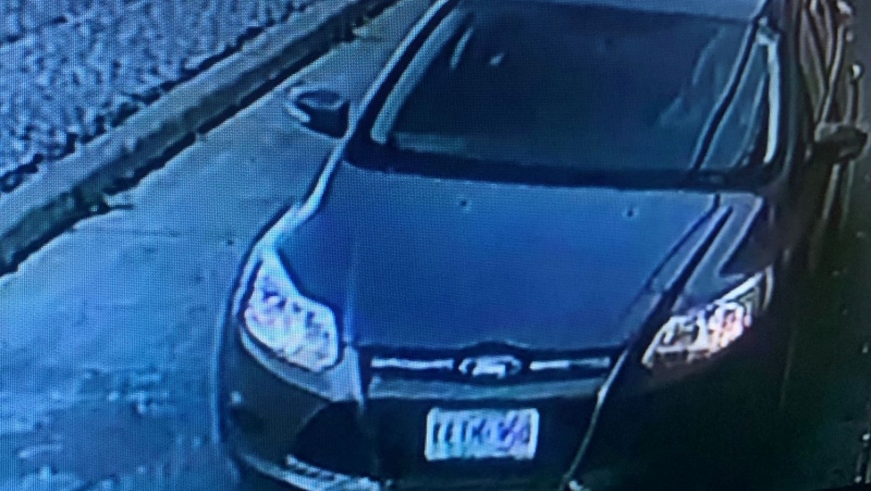Police have released a photo showing the suspect vehicle involved. (Courtesy OPP)