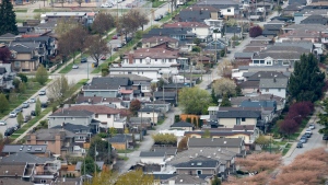 Homes are pictured in Vancouver on April 16, 2019. THE CANADIAN PRESS/Jonathan Hayward