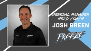 Josh Green is the first ever head coach and general manager of the Winnipeg Freeze. Supplied Photo