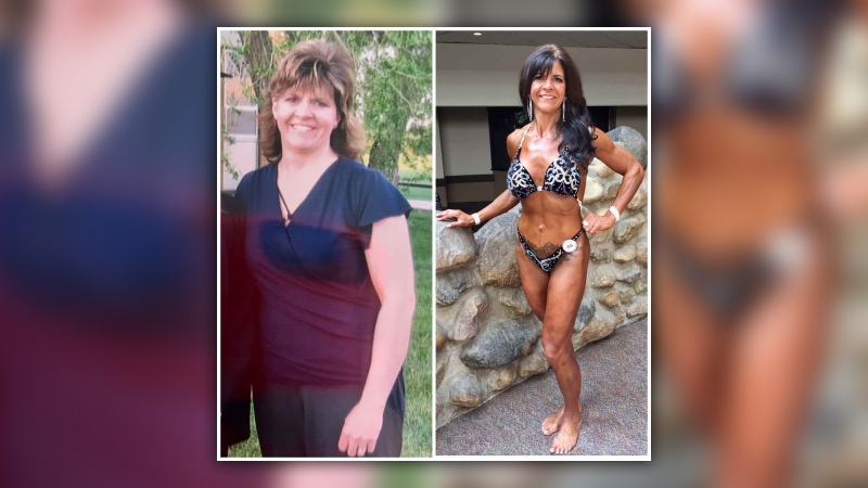 Sherrie Kapach from Redwater says a routine surgery in 2017 went wrong and left her unable to lift even five pounds months later, motivating her to get into the gym. 