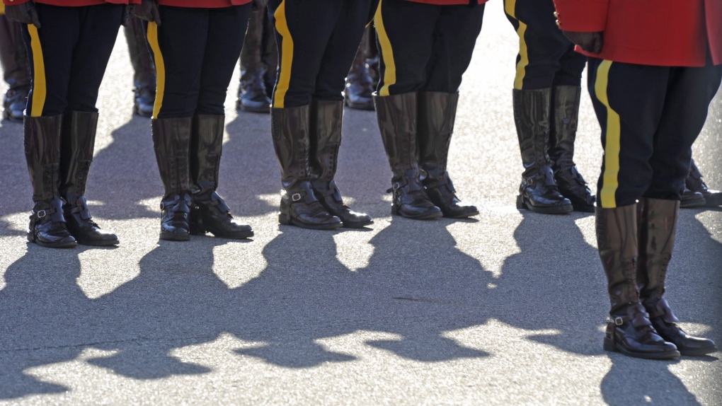 RCMP officer line-up Mounties