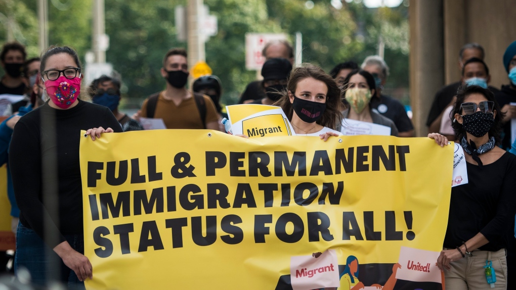 Immigration rally