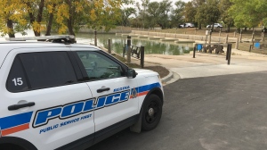 Multiple Regina police officers and a member with the Saskatchewan Coroners Service were at Wascana Park on Sunday to investigate an incident.