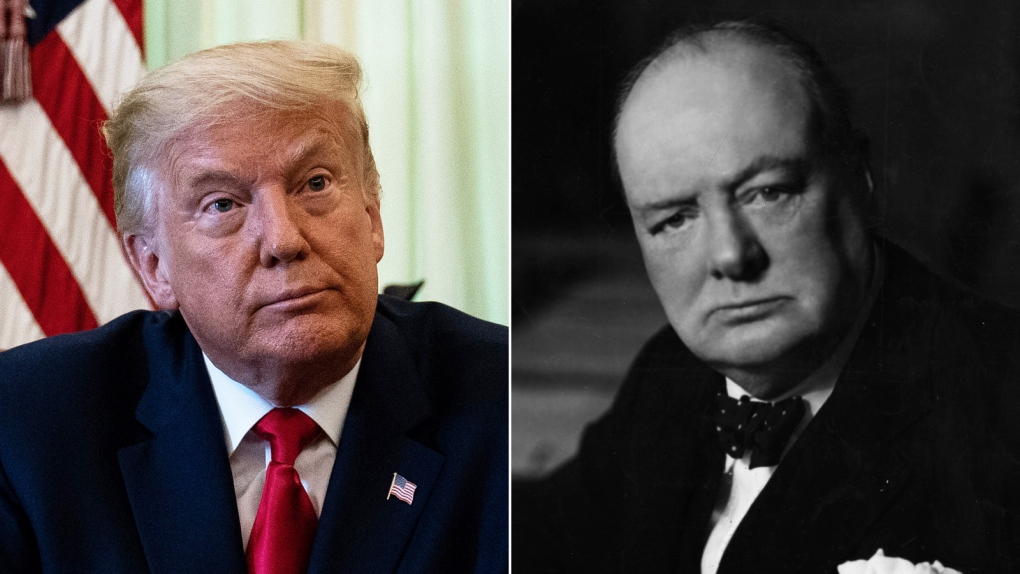 Trump, Churchill