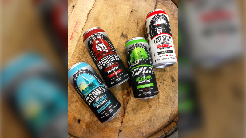 Walkerville Brewery won four awards for the pictured beers at 2020 Canadian Brewery Awards. (courtesy Walkerville Brewery)