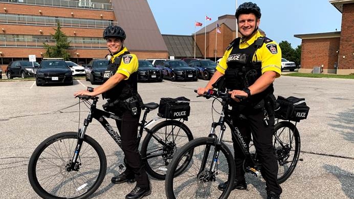 Members of the new Chatham-Kent Police Services Bicycle Patrol Unit. (courtesy Chatham-Kent Police Service)