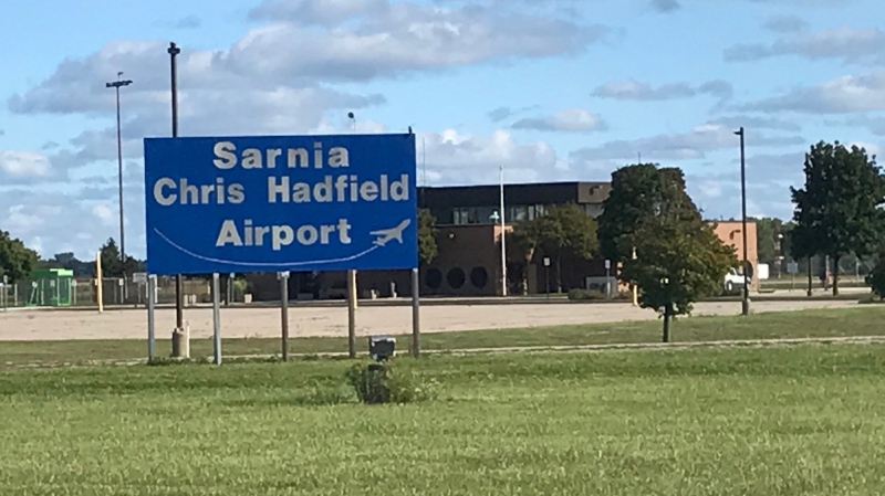 Chris Hadfield Airport in Sarnia, Ont. is seen Thursday, Sept. 17, 2020. (Sean Irvine / CTV News)