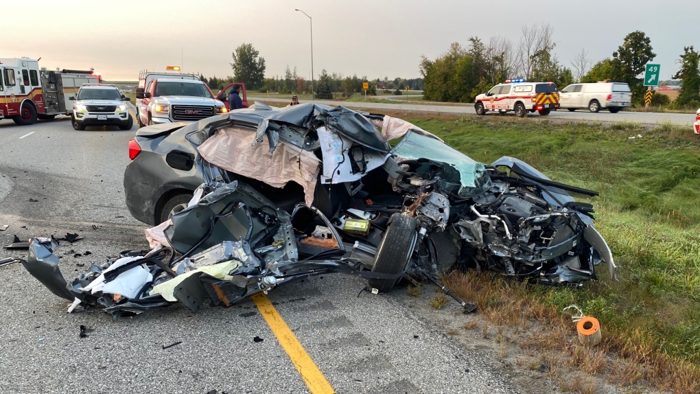 Highway 416 crash
