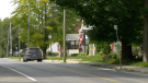 Houses along County Road 21 in Spencerville. (Nate Vandermeer/CTV News Ottawa)