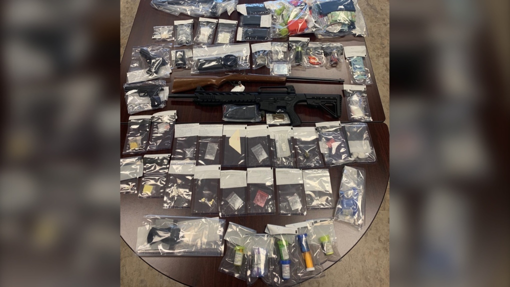drugs, weapons seized