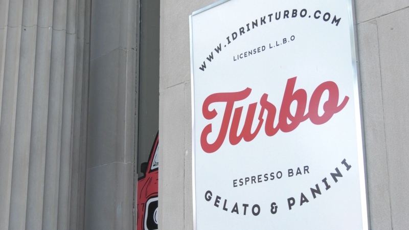 Turbo Espresso Bar is pictured in downtown Windsor on Friday, September 25, 2020. (Ricardo Veneza/CTV Windsor)