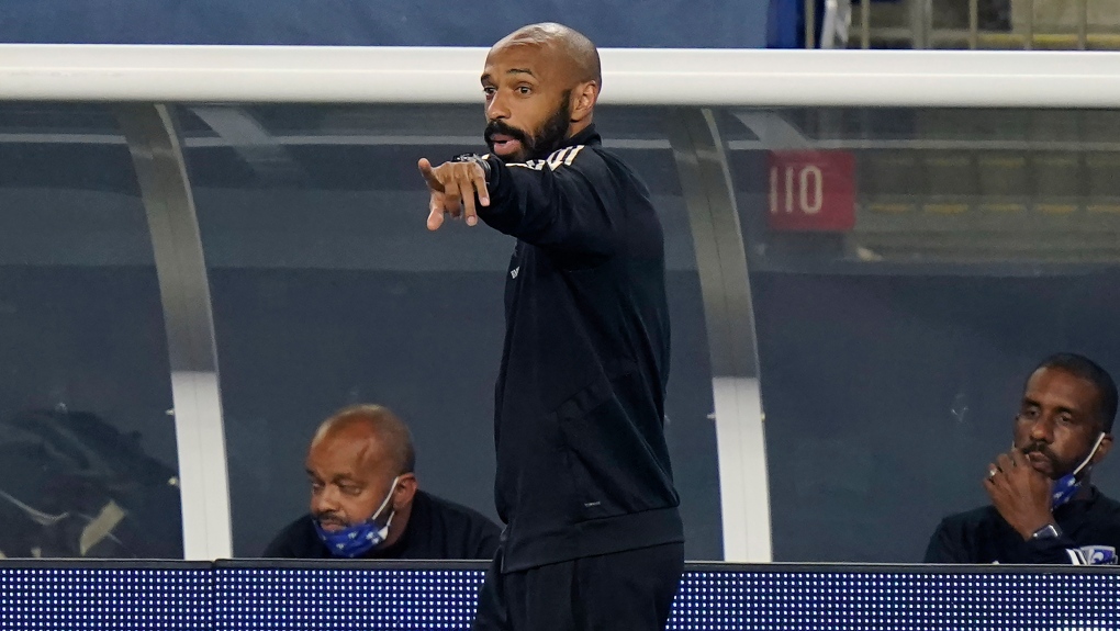 Montreal Impact head coach Thierry Henry