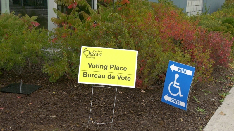 Election Day in Cumberland ward is Monday Oct. 5, 2020. (Katie Griffin / CTV News Ottawa) 