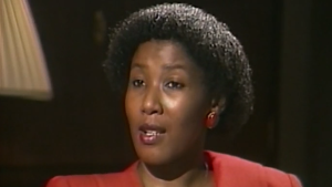 Canada AM interviews Maki Mandela on May 24, 1987