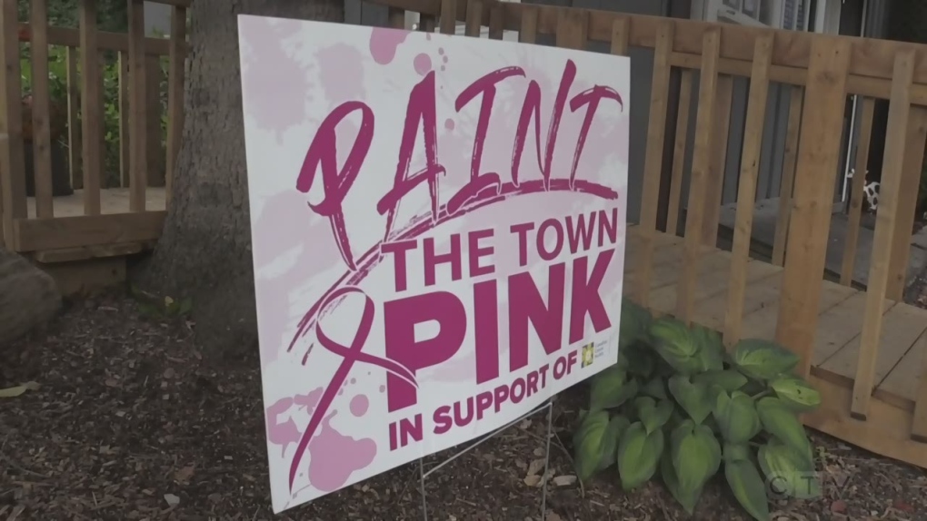 Paint the Town Pink for breast cancer awareness