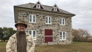 Richard Krehbiel is pictured near Smithfield, his family's settlement near Kisby, Sask. (Cally Stephanow / CTV News Regina)
