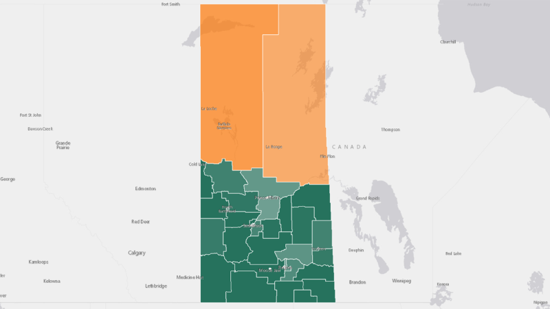 Several Saskatchewan constituencies were decided by less than 10 per cent of the vote in the last provincial election. 