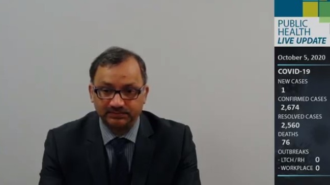 Medical officer of health Dr. Wajid Ahmed in Windsor., Ont. (Source: WECHU / YouTube)