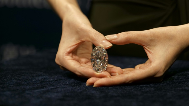 The 102.39-carat stone went to an unnamed telephone bidder for HK$122 million, or nearly $20.9 million in Canadian money.