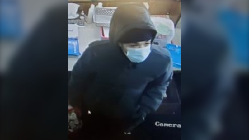 Windsor police released a photo of a robbery suspect. (Courtesy Windsor police)